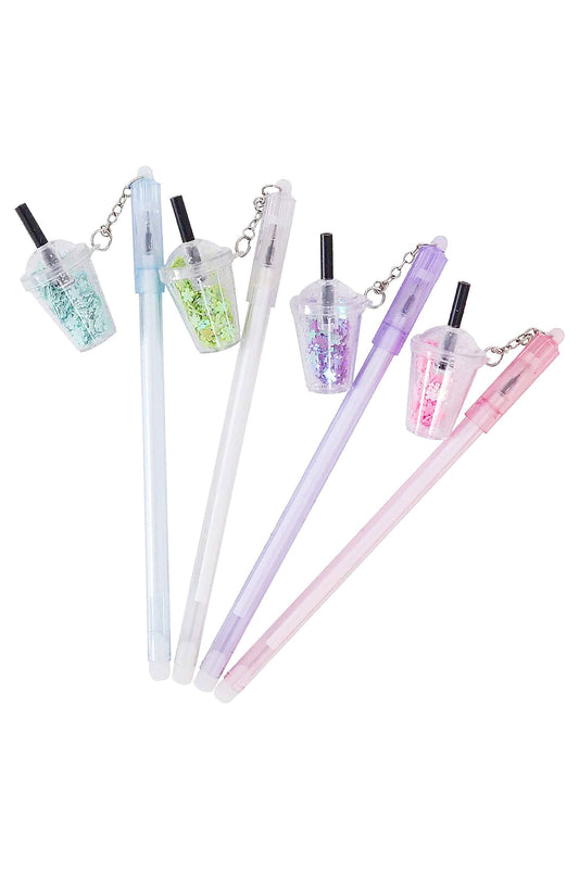 Smoothie Cup Glittering Charm Pen