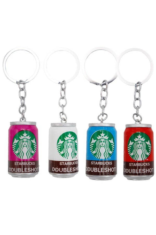 Sbux Canned Coffee Beverage Novelty Key Chain